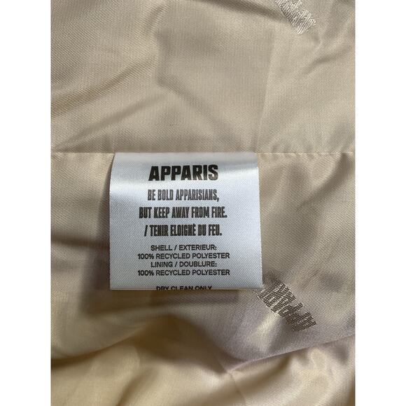 Apparis 'Milly' Beige Polyester Oversized Faux Fur Coat Size 14Y - Picture 5 of 5